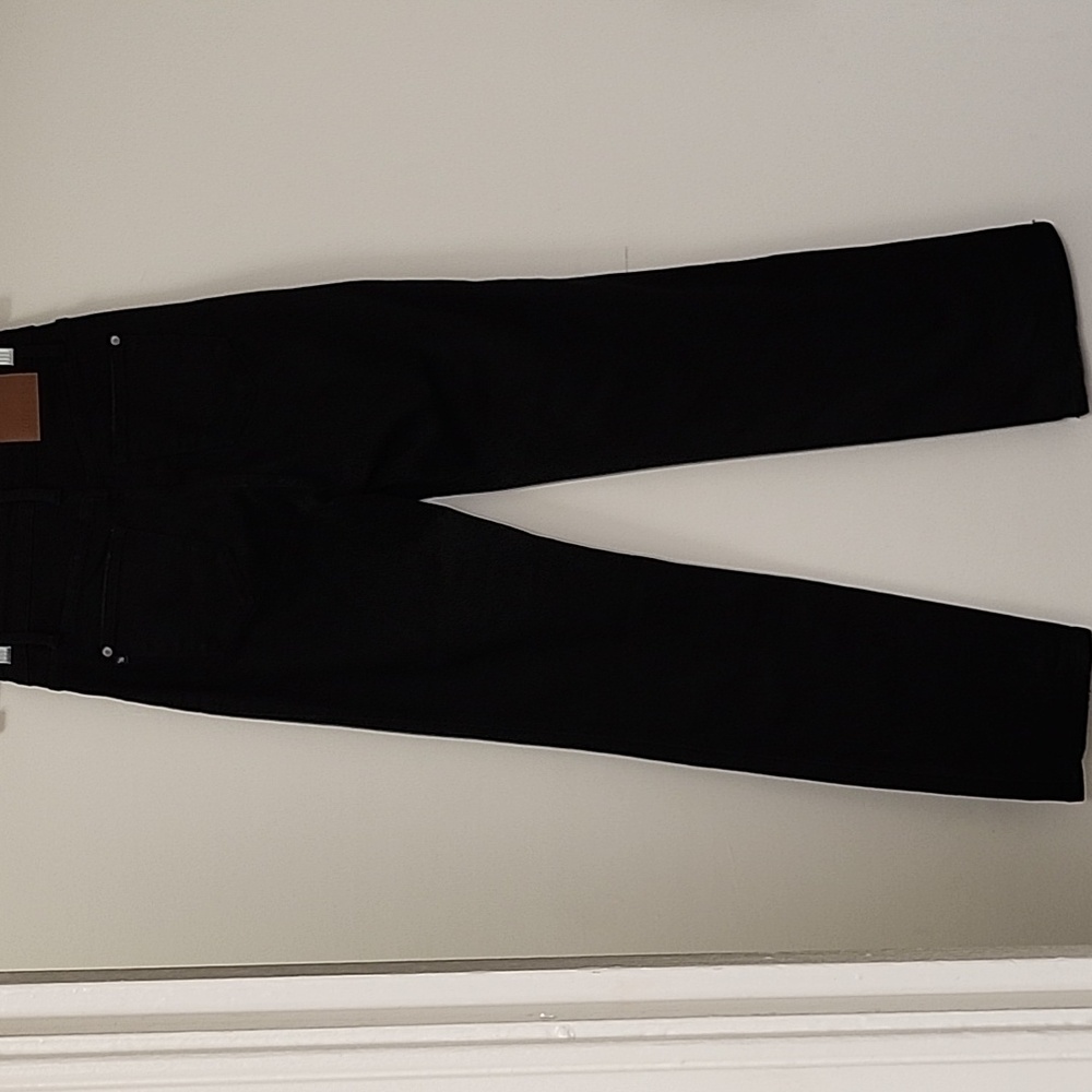 Juudy Blue Dad jeans with cross over Waist Black Blokecore  Size 3/26 - Picture 10 of 14